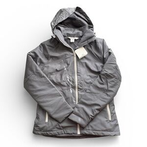 Tri-Mountain Heavyweight Jacket Women’s Medium Gray Removable Hood NWT